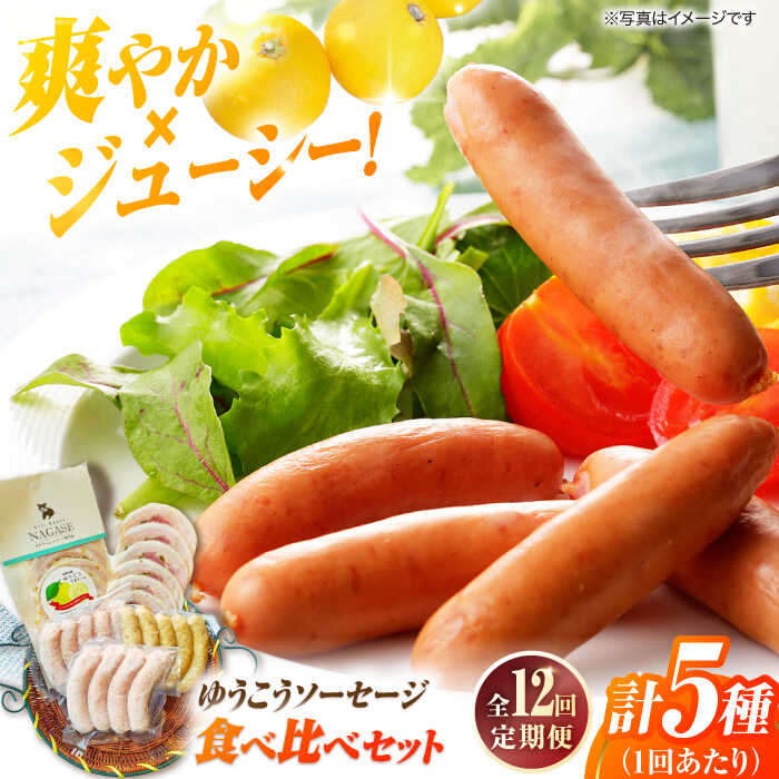 【ふるさと納税】【全12回定期便】長崎伝統柑橘【ゆうこう】食べ比べセット ソーセージ ハム ウインナー Gris Hause NAGASE / 五島市[PGF012] ソーセージ 詰合せ 詰め合わせ セット ウィンナー 肉 豚 五島 五島列島 五島美豚