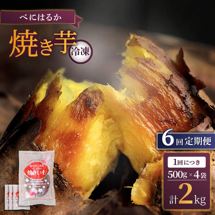 【ふるさと納税】【先行予約】【6回定期便】【とろける美味しさ】 焼き芋 冷凍 2kg ＜大地のいのち＞ [CDA039] 長崎 西海市 さつまいも 芋 サツマイモ 焼いも 焼芋 甘い 紅はるか