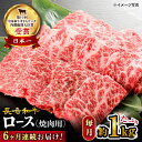 【ふるさと納税】【 訳あり 】【6回 定期便 】 長崎和牛 ロース 焼肉用 約1kg×6回定期便＜大西海ファーム＞ [CEK148] 長崎 和牛肉 食品 肉類 国産 ブランド牛 牛肉 ロース こだわり 焼肉 BBQ 定期便