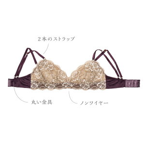 【ふるさと納税】【うっとりするほど綺麗な私に】FINAL FORM ブラジャー＆ショーツセット champagne gold シャンパンゴールド ＜株式会社Jubilee＞ [CEY038]