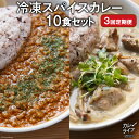 28位! 口コミ数「0件」評価「0」【3回定期便】冷凍スパイスカレー10食セット ふるさと納税 長崎 定期便 ＜カレーライフ＞【長崎県雲仙市】