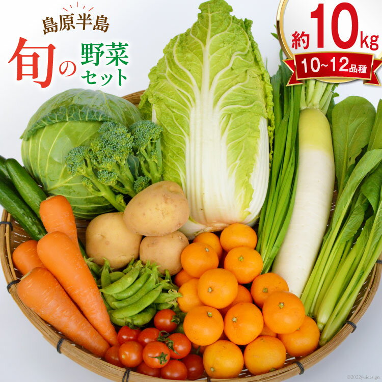 11位! 口コミ数「0件」評価「0」【先行受付】島原半島の旬の野菜セット 10～12品種 [まるまさ 長崎県 雲仙市 item1203] 野菜 やさい 詰め合わせ 食べ比べ 期･･･ 