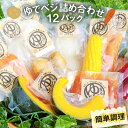 【ふるさと納税】茹で野菜 ゆでベジ詰め合わせ 12パック (6品目×各2) / トトノウ / 長崎県 雲仙市 [item0961] 野菜 丸茹で まるゆで野菜 パウチ 冷蔵 セット 詰め合わせ 調理済み カット野菜 手軽 簡単 時短 離乳食