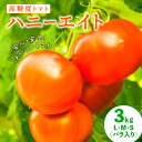 長崎県特別栽培農産物の認証を受けた「安全・安心・おいしいトマト」です。 糖度8度程度の手選別トマトです。 その他の返礼品はこちら！ 【限定】 特別栽培 高糖度 トマト 特ちゃん 南島原市 / 島原雲仙農業協同組合 南部基幹営農センター [SAB001] とまと 野菜 【限定】たまねぎ 10kg 南島原市 / 島原雲仙農業協同組合 南部基幹営農センター [SAB002] タマネギ 玉ねぎ 玉葱 野菜 常温 【限定】 馬鈴薯 ニシユタカ 10kg / ばれいしょ じゃがいも 南島原市 / 島原雲仙農業協同組合 南部基幹営農センター [SAB003] ジャガイモ 野菜 常温 全ての商品はこちら 商品説明 名称特別栽培 高糖度トマト ハニーエイト 内容量L・M・S（バラ入り） 3kg ※サイズは事業者お任せとなりますので、あらかじめご了承願います。 原料原産地 南島原市産 賞味期限 発送後1週間 アレルギー表示アレルギー品目なし 配送方法冷蔵 配送期日3月1日から5月10日 提供事業者島原雲仙農業協同組合　南部基幹営農センター #/野菜/野菜/