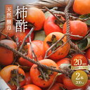 【ふるさと納税】【業界誌 (料理通信) お宝食材コンテスト ベスト20選出】天然 酵母 柿酢 200ml×2本 / 柿 かき カキ お酢 酢 発酵食品 / 南島...