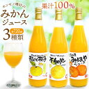 楽天長崎県南島原市【ふるさと納税】果汁 100％ ホンモノ嗜好の みかんジュース セット（ 720ml×3本 ） / フルーツ 柑橘 蜜柑 ミカン / 南島原市 / 長崎県農産品流通合同会社[SCB077]