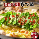 【ふるさと納税】 【須川屋台道場】長崎和牛 もつ鍋セット (9〜10人前) / スープ ミックスホルモン モツ もつ鍋 / 南島原市 / はなぶさ [SCN00...