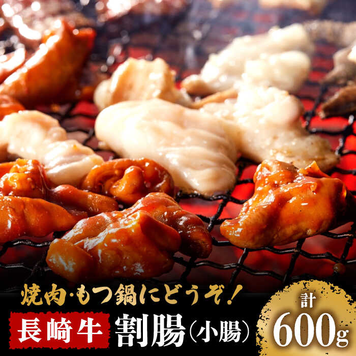 【ふるさと納税】長崎牛 割腸 (小腸) 焼肉・ホルモン鍋 用 600g / ホルモン 牛肉 もつ鍋 南島原市 / は..