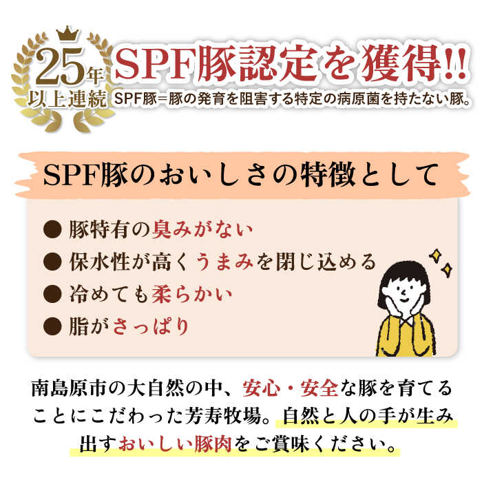 【ふるさと納税】【 訳アリ 】 芳寿豚 ウデ スライス 1kg / 豚肉 小分け 訳あり / 南島原市 / 芳寿牧場 [SEI044]