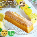 【ふるさと納税】【全12回定期便】【瀬戸内産レモン使用】 レモンケーキ 1本 (240g) 《長与町》《文明堂総本店》 [EAK024] お土産 スイーツ 焼き菓子 洋菓子 ケーキ