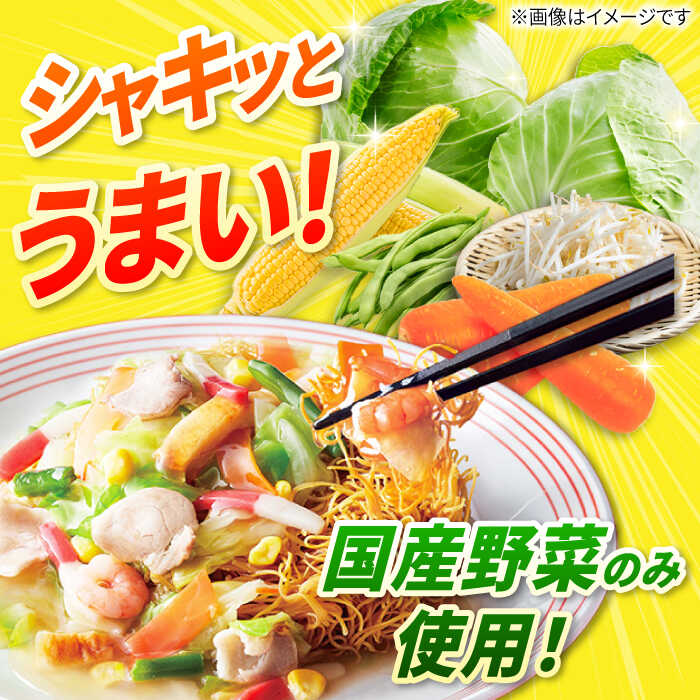 【ふるさと納税】長崎皿うどん 6食 長与町/リンガーハット [EBQ002] 皿うどん うどん 麺 乾麺 具材付き 冷凍 簡単 調理 長崎 リンガーハット