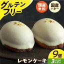  レモンケーキ 9個 長与町/Lilla Lotta（リラロッタ）  米粉スイーツ ご褒美スイーツ 小麦粉不使用