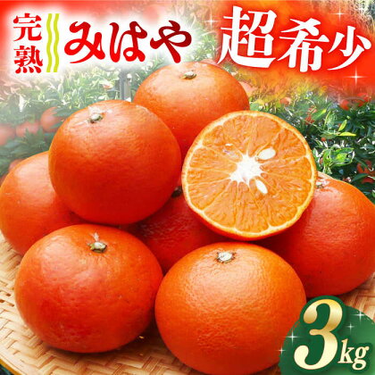 【ご家庭用】 みはや 3kg 長与町/果豊園 [ECL004] みかん 柑橘 フルーツ 季節限定