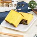 【ふるさと納税】【6ヶ月定期便】長崎カステラ 0.5号 290g×2本入り×6回お届け 合計12本 6回 定期便 セット かすてら ザラメ 長崎 子供向け スイ...