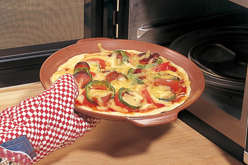 【ふるさと納税】 食器兼用 耐熱 丸陶板25cm 2枚セット [トーセラム 長崎県 東彼杵町 hs42bag480020] 耐熱陶器 プレート キャンプ アウトドア バーベキュー キッチン用品 日本製