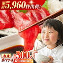 【ふるさと納税】【全6回定期便(月1回)】長崎県産 本マグロ 赤身 500g まぐろ 鮪 さしみ 刺身 刺し身 冷凍 東彼杵町/大村湾漁業協同組..