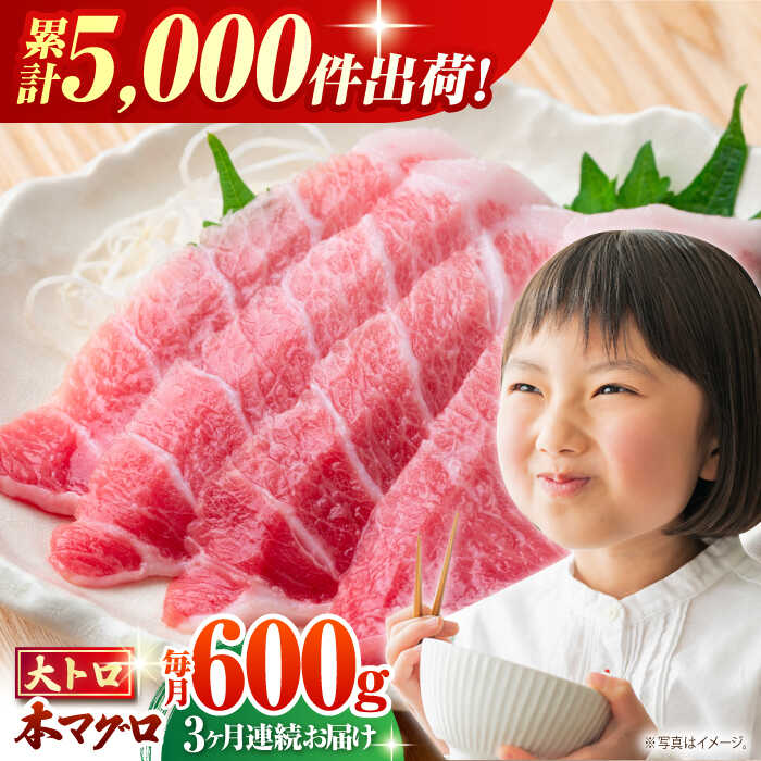 【ふるさと納税】【全3回定期便(月1回)】長崎県産 本マグロ 大トロ皮付き 約600g 【大村湾漁業協同組合】 [BAK028] /まぐろ 鮪 さしみ 大人気 おすすめ 刺身 刺し身 冷凍 とろ トロ ブロック 柵 定期便