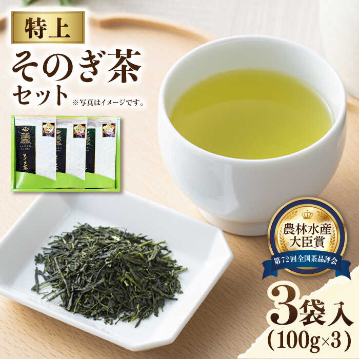 【ふるさと納税】【TVで紹介！】そのぎ茶 (特上) 100g×3袋入り 茶 お茶 日本茶 茶葉 東彼杵町/ふくだ園 [BBC001]