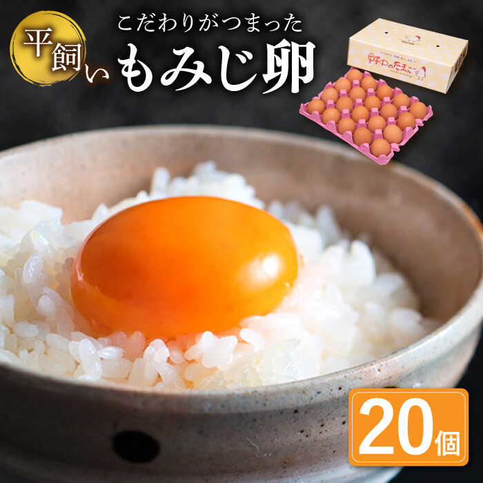 【ふるさと納税】平飼い もみじ の 高級 たまご 20個 / ※12月発送なし 新鮮 産みたて卵 朝ごはん 濃厚な味わい 黄身 つまめる！ブランド こだわり卵 卵かけごはん ピッタリ おいしい 大崎半島 大自然 タマゴ 長崎県産 玉子 生卵 鶏卵 鶏 お土産 ギフト【野中鶏卵】 [OAC014]