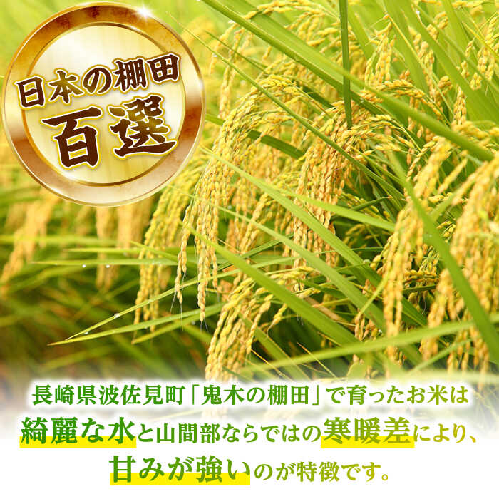 【ふるさと納税】【先行予約 令和8年度米】鬼木棚田米 25kg (5kg×5袋) 【原田製茶】 [GA09] 小分け 新米 f423238-hasami-10000975 長崎県波佐見町 サンプル画像3