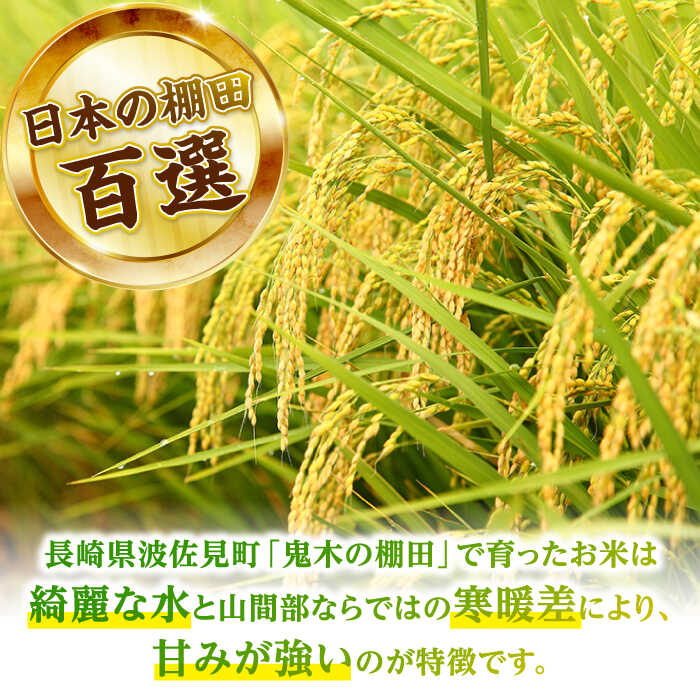 【ふるさと納税】【先行予約 令和8年度米】【全12回定期便】鬼木棚田米 5kg ×12回 計60kg【原田製茶】 [GA20] 新米 小分け f423238-hasami-10006163 長崎県波佐見町 サンプル画像3
