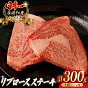 【ふるさと納税】リブロース ステーキ 300g （150g×2枚） 長崎和牛 A4～A5ランク【野中精肉店】 [VF46] 牛肉 和牛 赤身 霜降り ステーキ