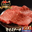 【ふるさと納税】【全6回定期便】モモ ステーキ 600g （150g×4枚） 長崎和牛 A4～A5ランク【野中精肉店】 [VF64] 肉 牛肉 もも モモステーキ 定期便 焼肉