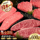 【ふるさと納税】おまかせ希少部位セット ミスジ ランプ イチボ 600g 長崎和牛 [YA16] 肉 牛肉 ステーキ ミスジステーキ ランプステーキ イチボステーキ 焼肉