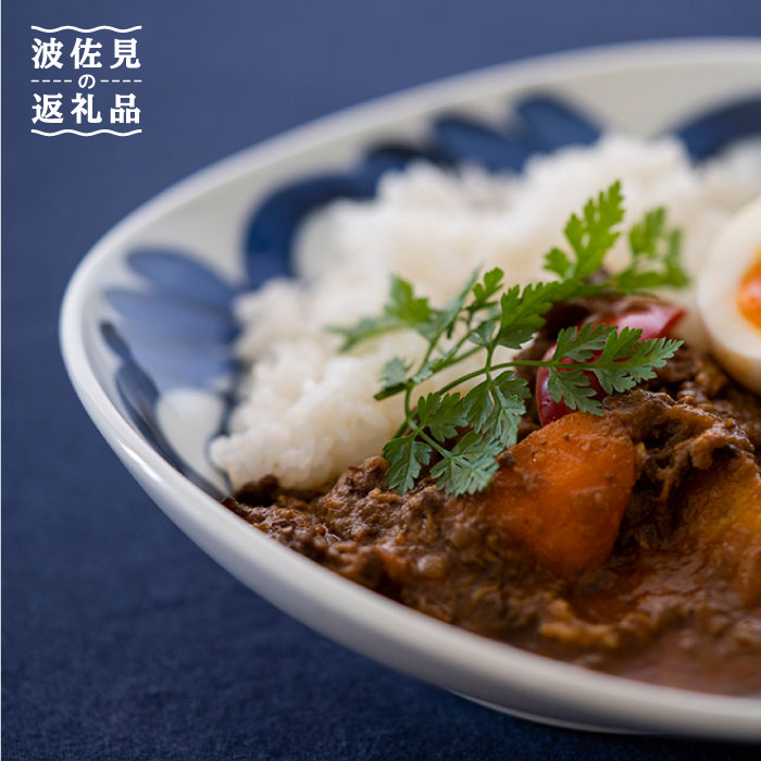 【ふるさと納税】【波佐見焼】zen to 阿部 薫太郎 カレー皿 daily spice plate ブルー・ブラウンセット 食器 パスタ皿 【中善】 [YE01]