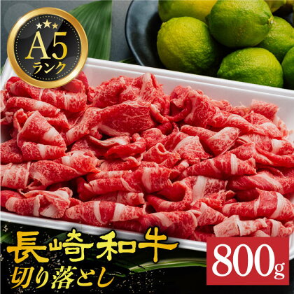 【 A5 】 切り落とし 800g 長崎和牛《小値賀町》【有限会社肉の相川】 [DAR031] 肉 牛肉 和牛 A5ランク こま切れ 小間切れ 黒毛和牛 贅沢 26000 26000円