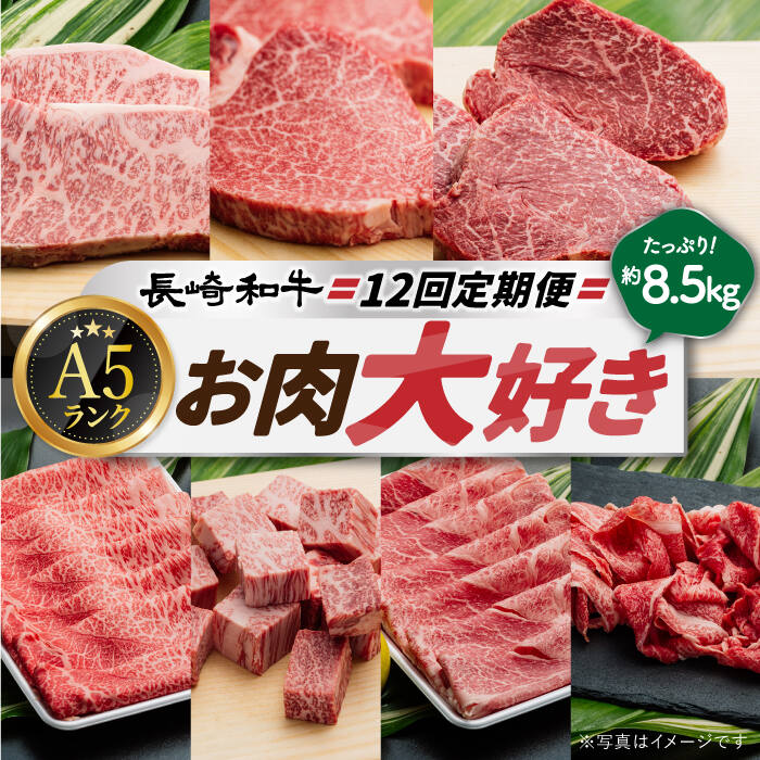 【全12回定期便】お肉大好き 定期便 シルバーコース 長崎和牛 《小値賀町》【有限会社肉の相川】[DAR039] ヒレ肉 ロース 和牛 ミスジ サーロイン ステーキ 国産 肉 切り落とし サイコロステーキ 451000 451000円