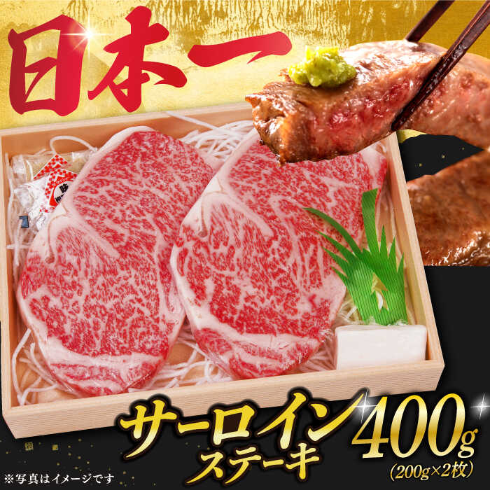 【ふるさと納税】サーロインステーキ A5 ランク 長崎和牛 2枚 計400g 《小値賀町》【焼肉おがわ】 [DB...