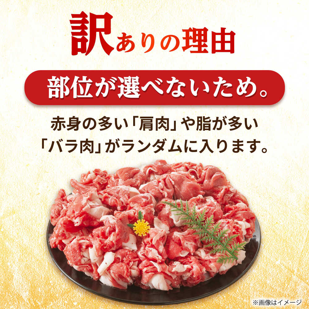 【ふるさと納税】【全6回定期便】【訳あり】【A4〜A5】長崎和牛切り落とし　1.5kg(500g×3p）【株式会社 MEAT PLUS】[DBS063]