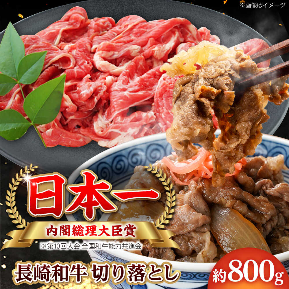 Rakuten - 【ふるさと納税】【大自然の贈り物！】長崎和牛 切り落とし 約800g【ながさき西海農業協同組合】 [DBV009][DBV009]