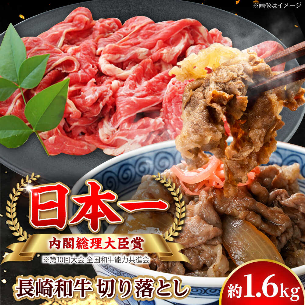 Rakuten - 【ふるさと納税】【大自然の贈り物！】長崎和牛 切り落とし 約1.6kg【ながさき西海農業協同組合】 [DBV012][DBV012]