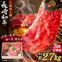 【ふるさと納税】【全3回定期便】長崎和牛 長崎和牛 上焼き肉