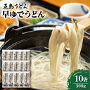 【ふるさと納税】【早い茹で上がりが嬉しい♪】早ゆでうどん 300g×10袋 五島うどん うどん 乾麺 麺 保存食 業務用 大容量 五島うどん うどん 早ゆで 麺...
