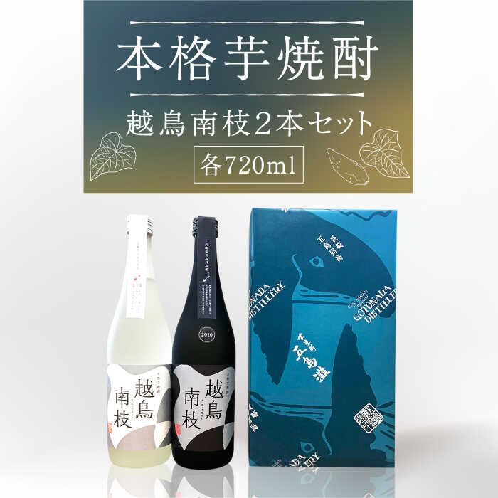 [柔らかい口当たりとフルーティーな味わい♪] 越鳥南枝 2本セット 各720ml×1本[五島灘酒造] 