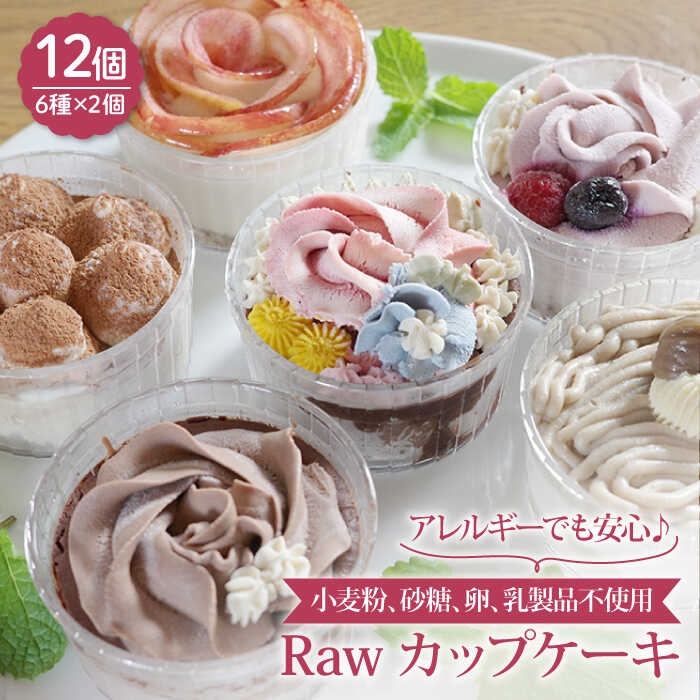 13位! 口コミ数「0件」評価「0」【小麦粉、砂糖、卵、乳製品不使用！】Raw カップケーキ 12個 カップ ケーキ スイーツ お菓子 菓子 ギフト 【holoholo】 [R･･･ 