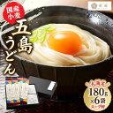 12位! 口コミ数「1件」評価「5」【塩から手作りの幻うどん！】 国産小麦 五島の自然塩で作った 五島うどん 180g×6袋 スープ付 乾麺 麺 うどん 【虎屋】 [RBA00･･･ 