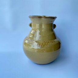 【ふるさと納税】小代焼 耳付き花入 陶器 工芸品 花入れ 陶磁器 花器 花瓶 インテリア 九州 熊本県 送料無料