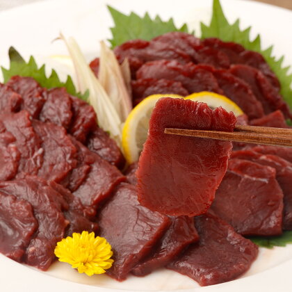 国産 馬刺し 赤身 約300g 専用タレ付き 馬肉 馬刺 馬刺専用 醤油 ボトルタイプ 肉 お肉 冷凍 国産 送料無料