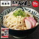 【ふるさと納税】 スープ付き うどん 30食 210g×30袋 