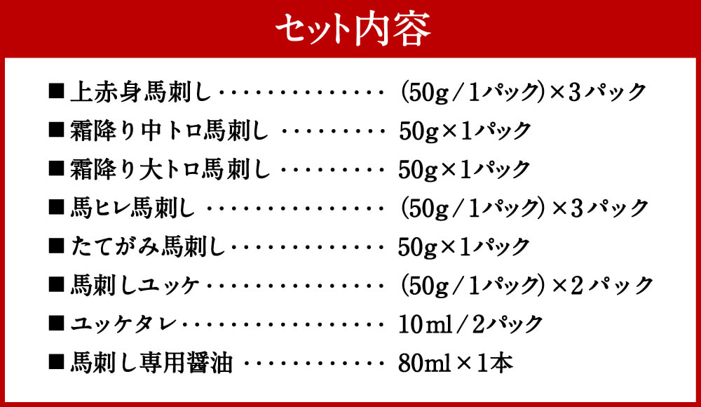 【ふるさと納税】 国産 熊本 馬刺し 「大満足セット+人気の馬肉ユッケ100g付き」 約11人前 合計550g 上赤身 中トロ 大トロ 馬ヒレ たてがみ ユッケ 生食 冷凍 プレゼント 贈り物 内祝い 送料無料