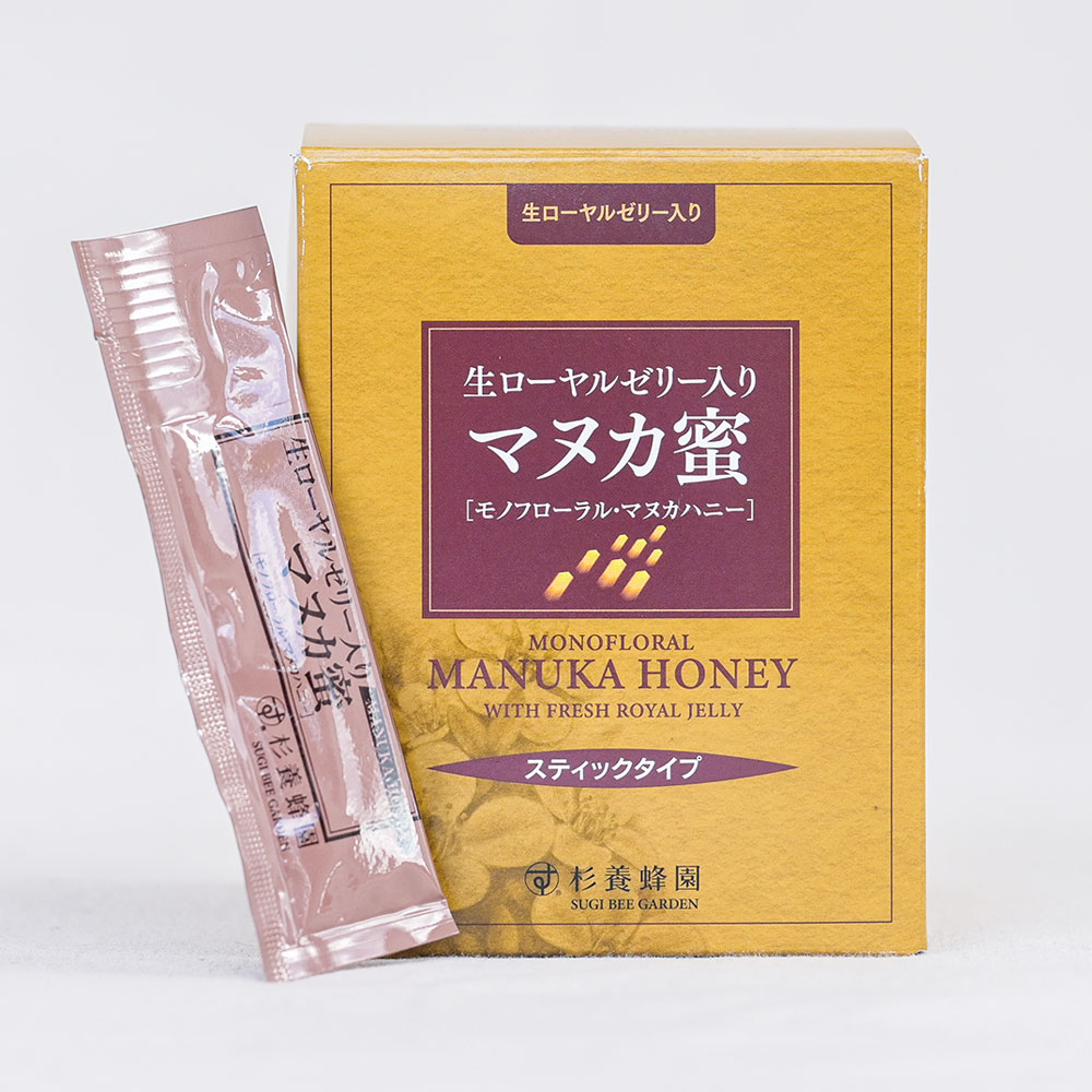 【ふるさと納税】＜選べる単品・定期便＞生ローヤルゼリー入り マヌカ蜜 1回あたり計450g（5g×90本） 1ヶ月毎 2～12回 スティックタイプ はちみつ ハチミツ 蜂蜜 マヌカハニー モノフローラル・マヌカハニー ニュージーランド産 健康づくり 杉養蜂園 熊本県 熊本市 送料無料