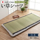 【ふるさと納税】い草 ネゴザ 88×180cm 白水 BL 寝茣蓙 寝ござ 寝具 シーツ い草シーツ シングル ラグ 夏用 夏 和風 和 八代市産 国産 日本製...