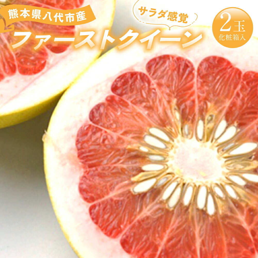 [先行予約] ファーストクイーン 2玉 サラダ感覚 熊本県 八代市産 化粧箱入 みかん チャンドラポメロ ザボン 早生文旦 わせぶんたん グレープフルーツ ボンタン 送料無料 [2025年10月下旬より順次発送]