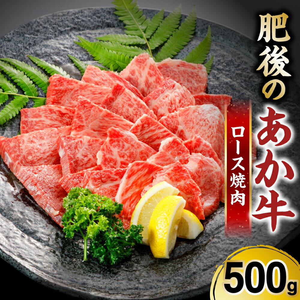 肥後のあか牛 ロース焼肉用500g あか牛 赤牛 焼肉 ロース 焼肉 送料無料