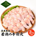 【ふるさと納税】 熊本県産 若鶏の手羽元 2kg 1袋 若鶏 鶏肉 手羽先 手羽 国産 九州産 冷凍 送料無料