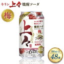 23位! 口コミ数「0件」評価「0」 キリン 上々 焼酎ソーダ 梅 350ml 2ケース (48本) 酒 糖質ゼロ プリン体ゼロ アルコール分6％ 焼酎 麦焼酎 炭酸 ソーダ ･･･ 